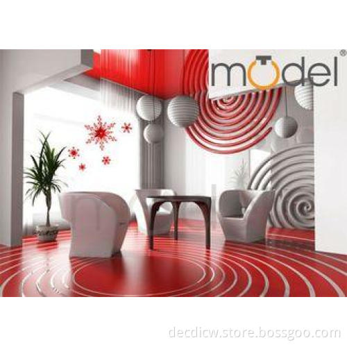 Personalized Wall Decor Clock Red / Blue DIY Art Creative S